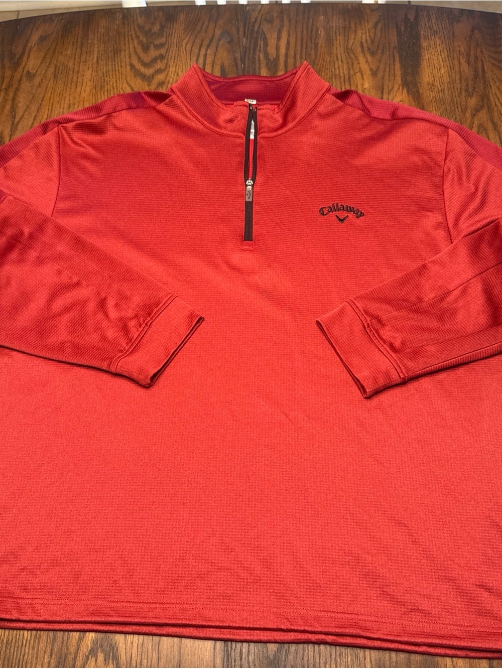 Callaway Golf Quarter Zip Golf Pull Over Long Sleeve Size XXL